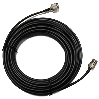 Cable de radiofrecuencia de baja pérdida con conectores N y SMA